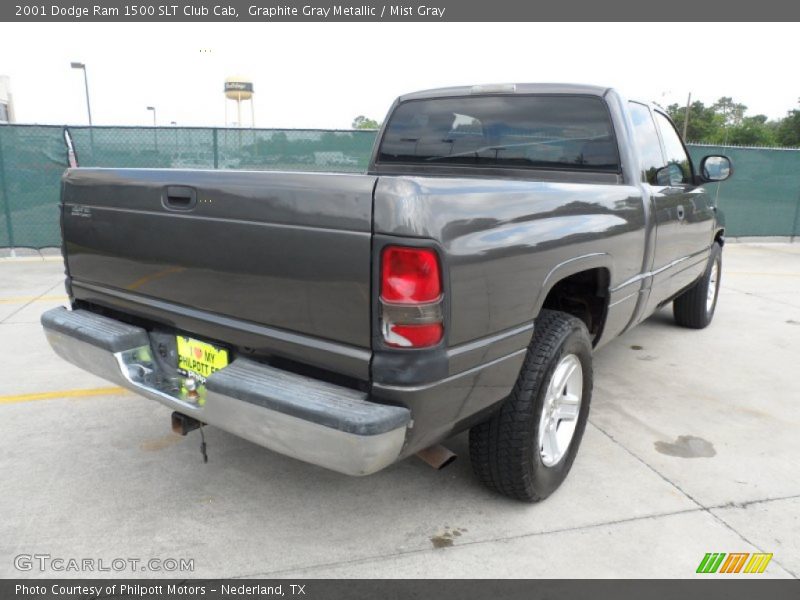 Graphite Gray Metallic / Mist Gray 2001 Dodge Ram 1500 SLT Club Cab