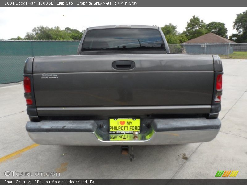 Graphite Gray Metallic / Mist Gray 2001 Dodge Ram 1500 SLT Club Cab