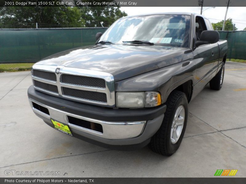 Graphite Gray Metallic / Mist Gray 2001 Dodge Ram 1500 SLT Club Cab