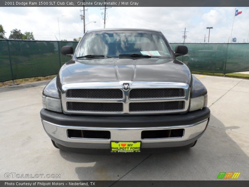 Graphite Gray Metallic / Mist Gray 2001 Dodge Ram 1500 SLT Club Cab