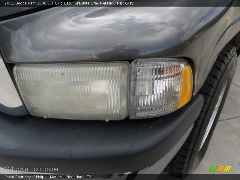 Graphite Gray Metallic / Mist Gray 2001 Dodge Ram 1500 SLT Club Cab