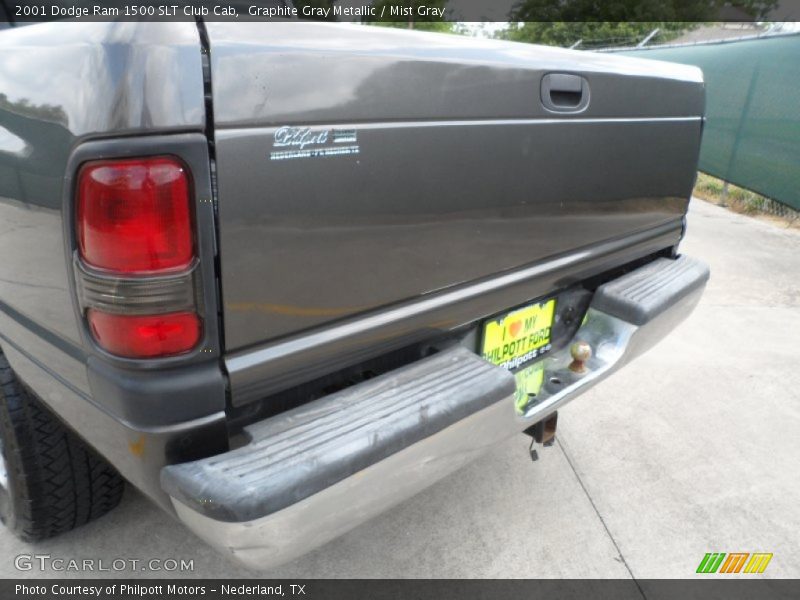 Graphite Gray Metallic / Mist Gray 2001 Dodge Ram 1500 SLT Club Cab