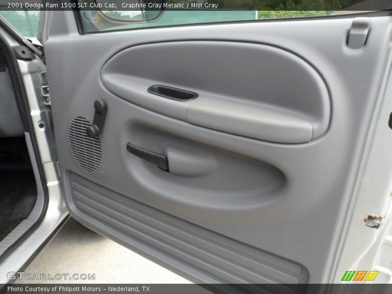 Graphite Gray Metallic / Mist Gray 2001 Dodge Ram 1500 SLT Club Cab