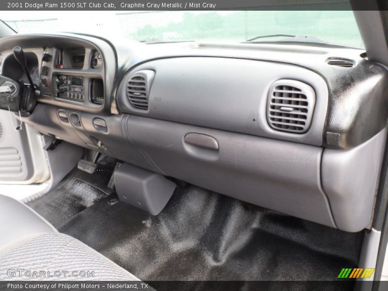 Graphite Gray Metallic / Mist Gray 2001 Dodge Ram 1500 SLT Club Cab