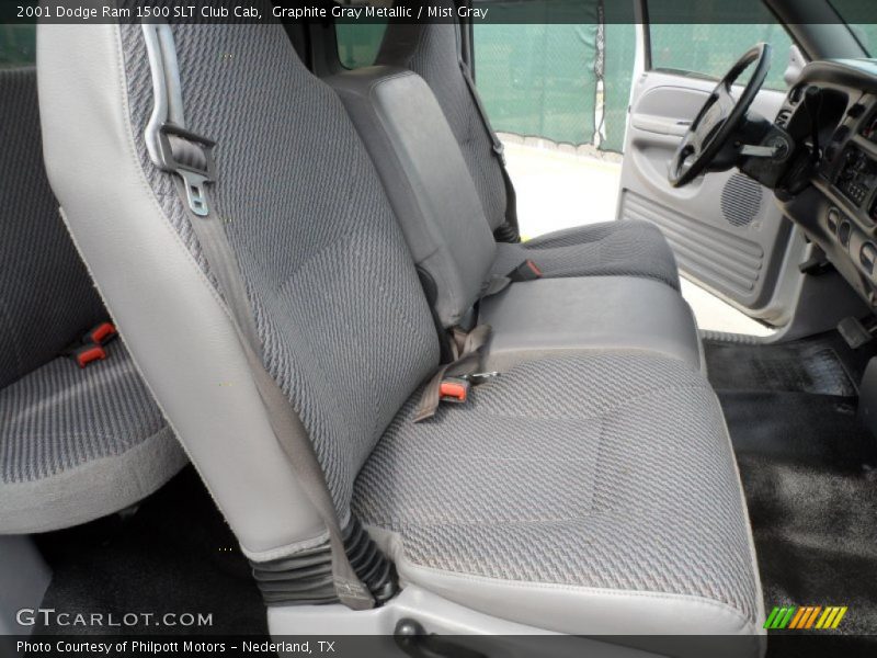 Graphite Gray Metallic / Mist Gray 2001 Dodge Ram 1500 SLT Club Cab