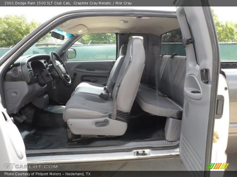 Graphite Gray Metallic / Mist Gray 2001 Dodge Ram 1500 SLT Club Cab