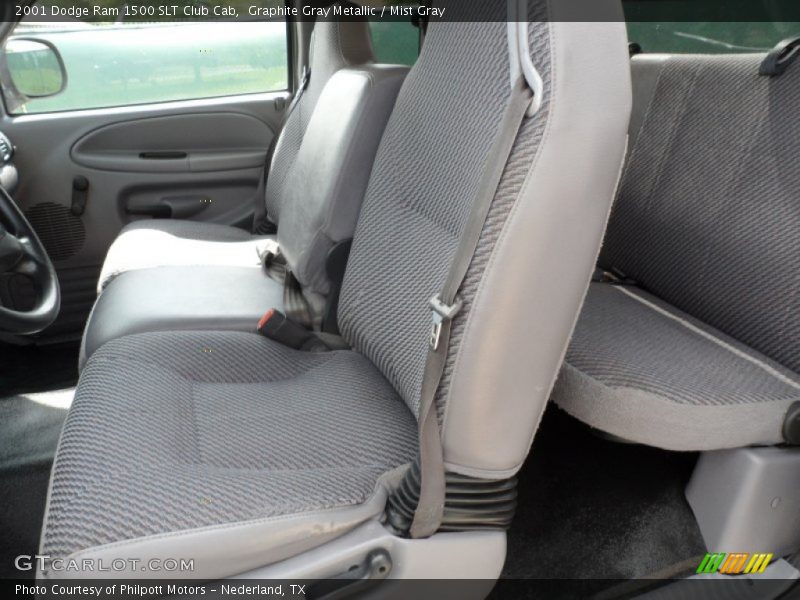 Graphite Gray Metallic / Mist Gray 2001 Dodge Ram 1500 SLT Club Cab