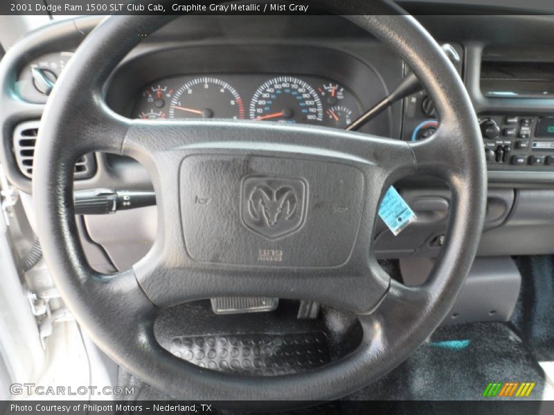 Graphite Gray Metallic / Mist Gray 2001 Dodge Ram 1500 SLT Club Cab