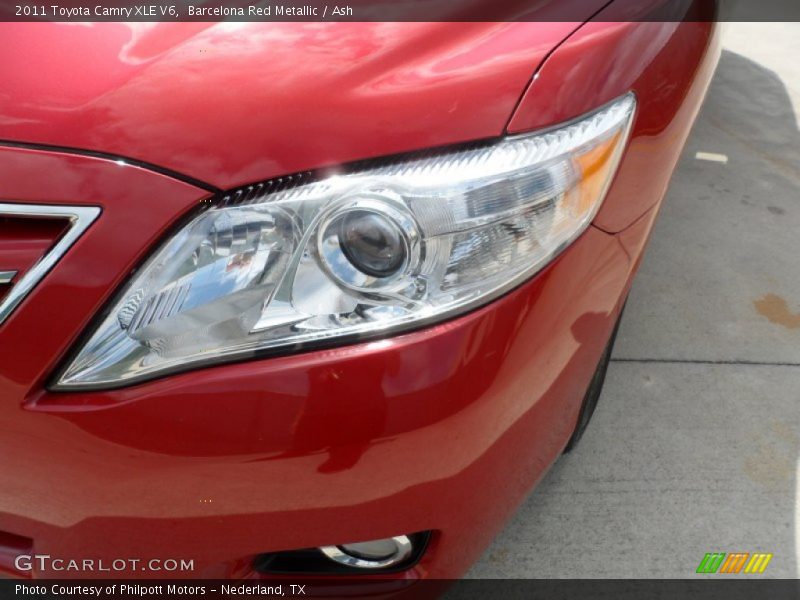 Barcelona Red Metallic / Ash 2011 Toyota Camry XLE V6