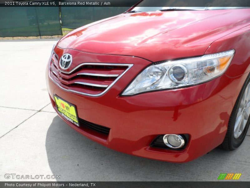 Barcelona Red Metallic / Ash 2011 Toyota Camry XLE V6