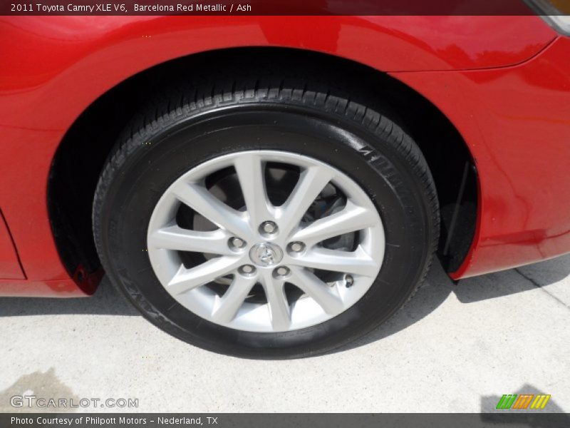 Barcelona Red Metallic / Ash 2011 Toyota Camry XLE V6