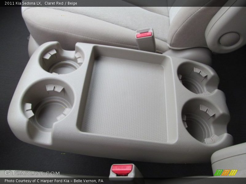 Claret Red / Beige 2011 Kia Sedona LX