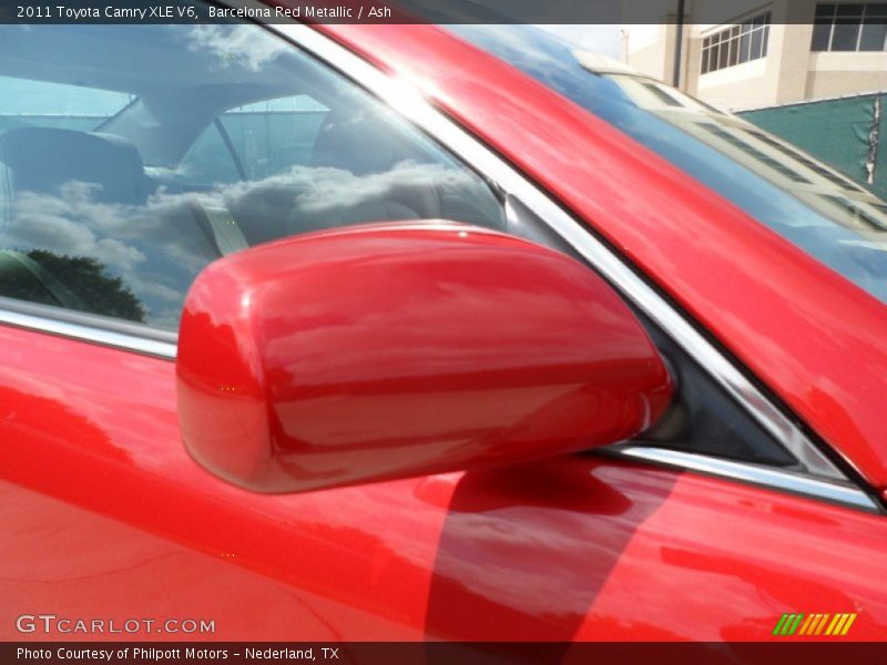 Barcelona Red Metallic / Ash 2011 Toyota Camry XLE V6