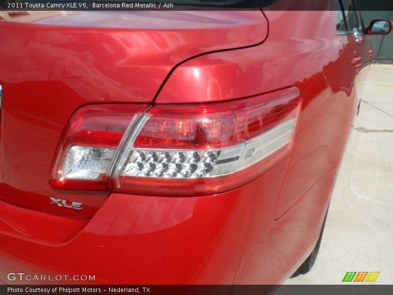 Barcelona Red Metallic / Ash 2011 Toyota Camry XLE V6