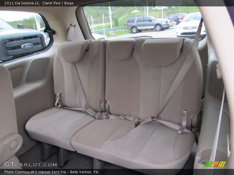 Claret Red / Beige 2011 Kia Sedona LX