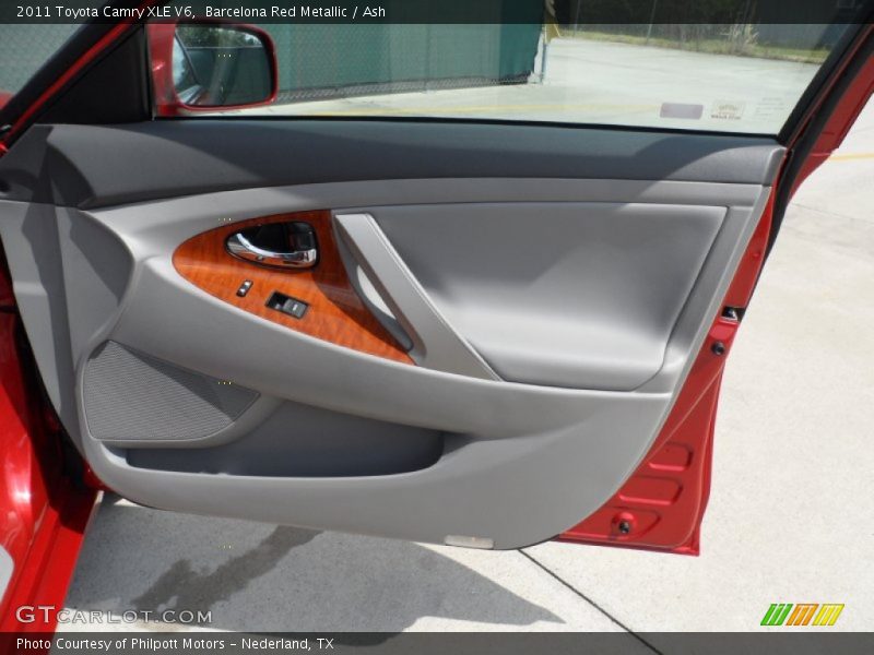 Barcelona Red Metallic / Ash 2011 Toyota Camry XLE V6