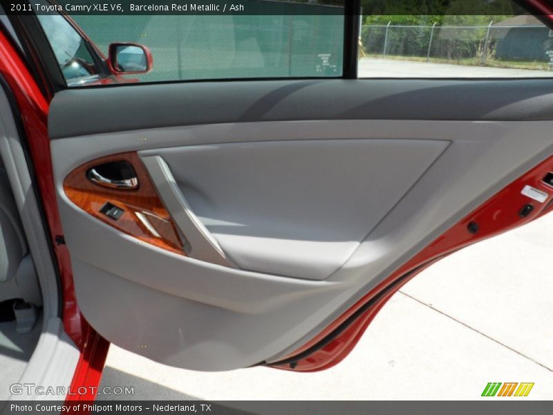 Barcelona Red Metallic / Ash 2011 Toyota Camry XLE V6