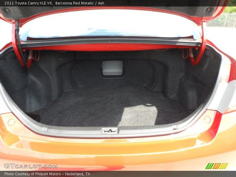 Barcelona Red Metallic / Ash 2011 Toyota Camry XLE V6