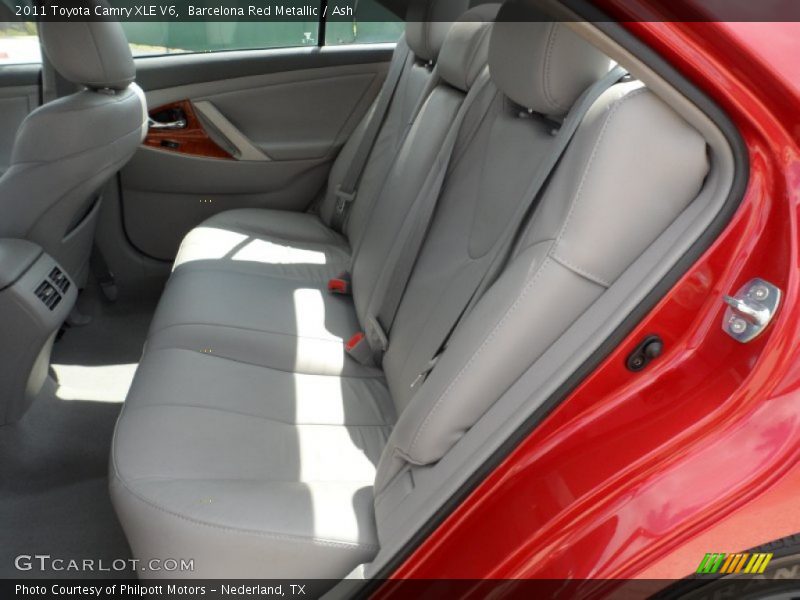Barcelona Red Metallic / Ash 2011 Toyota Camry XLE V6