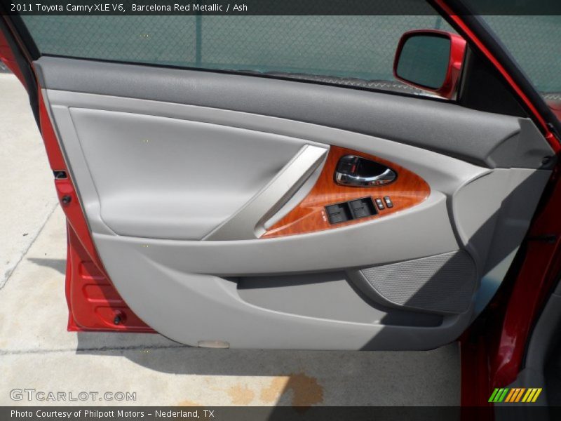Barcelona Red Metallic / Ash 2011 Toyota Camry XLE V6