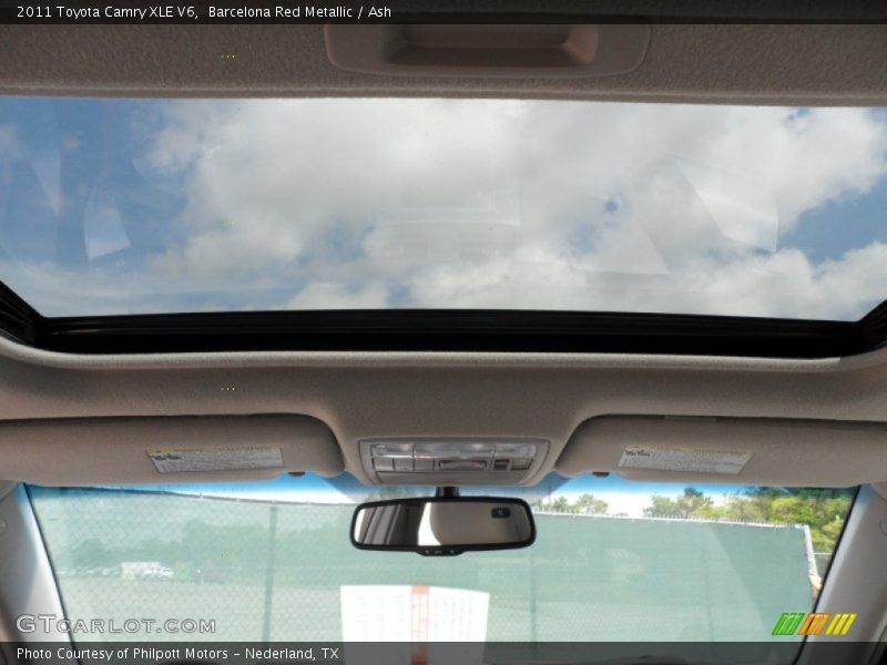 Barcelona Red Metallic / Ash 2011 Toyota Camry XLE V6