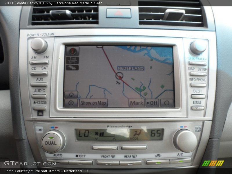 Barcelona Red Metallic / Ash 2011 Toyota Camry XLE V6