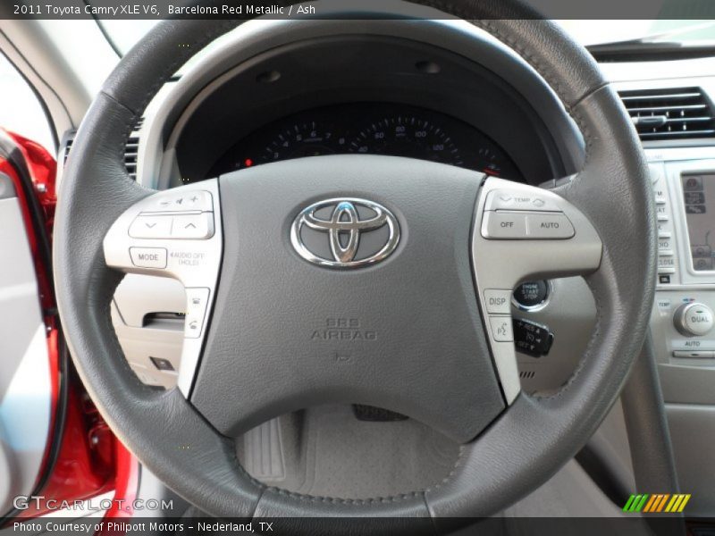 Barcelona Red Metallic / Ash 2011 Toyota Camry XLE V6