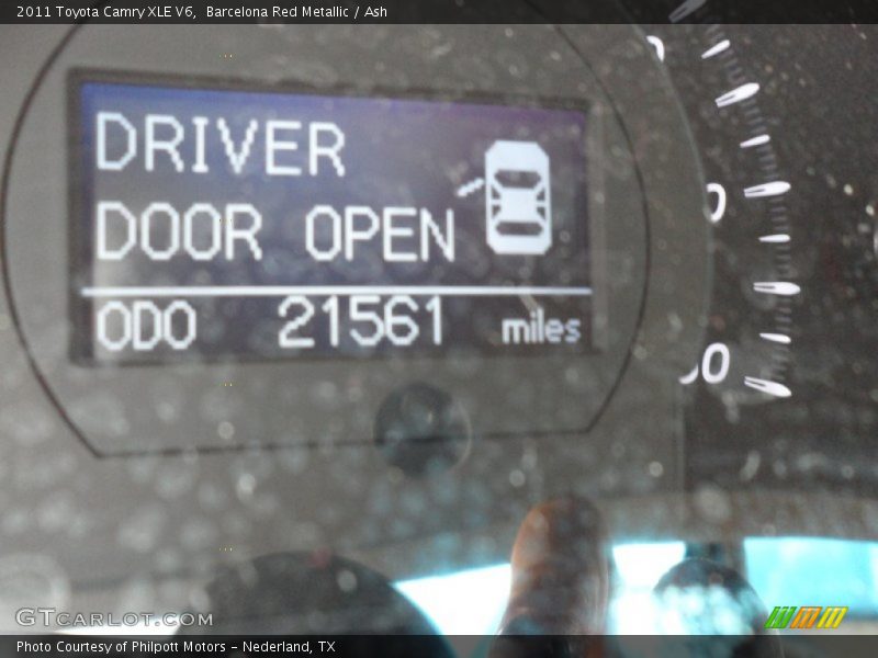 Barcelona Red Metallic / Ash 2011 Toyota Camry XLE V6