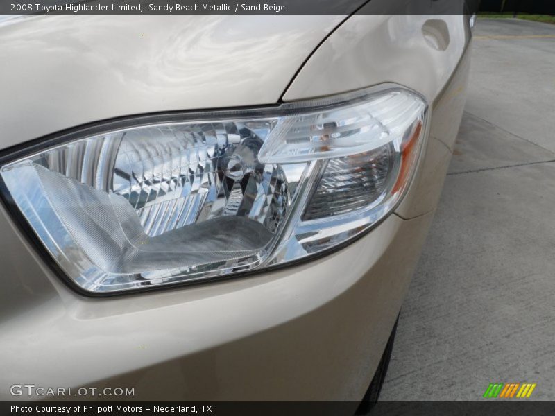 Sandy Beach Metallic / Sand Beige 2008 Toyota Highlander Limited
