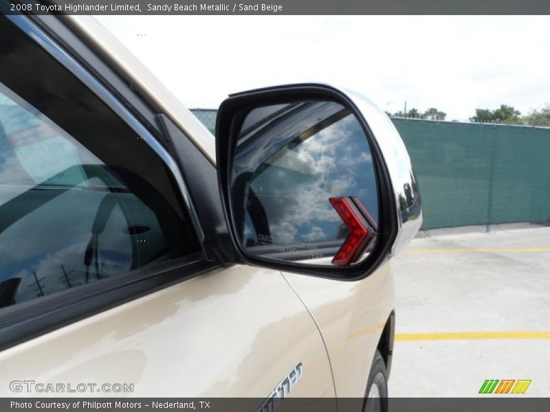Sandy Beach Metallic / Sand Beige 2008 Toyota Highlander Limited