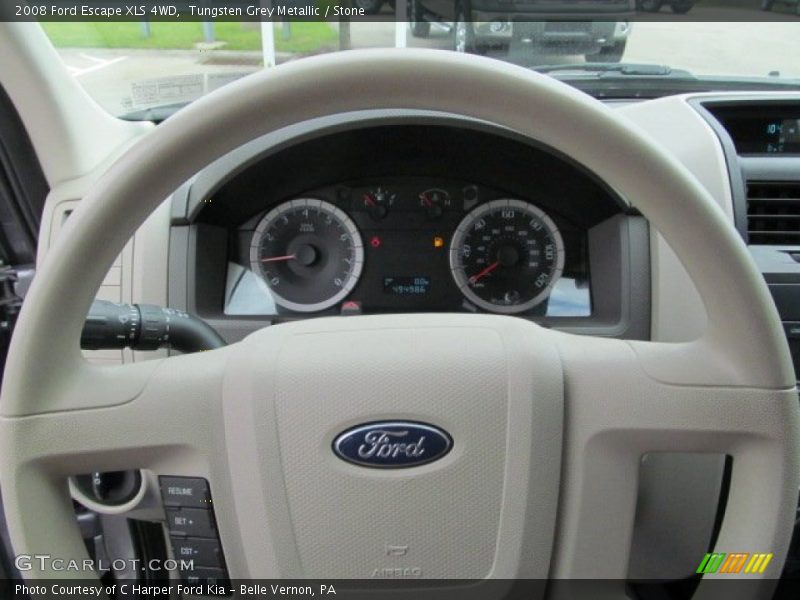 Tungsten Grey Metallic / Stone 2008 Ford Escape XLS 4WD