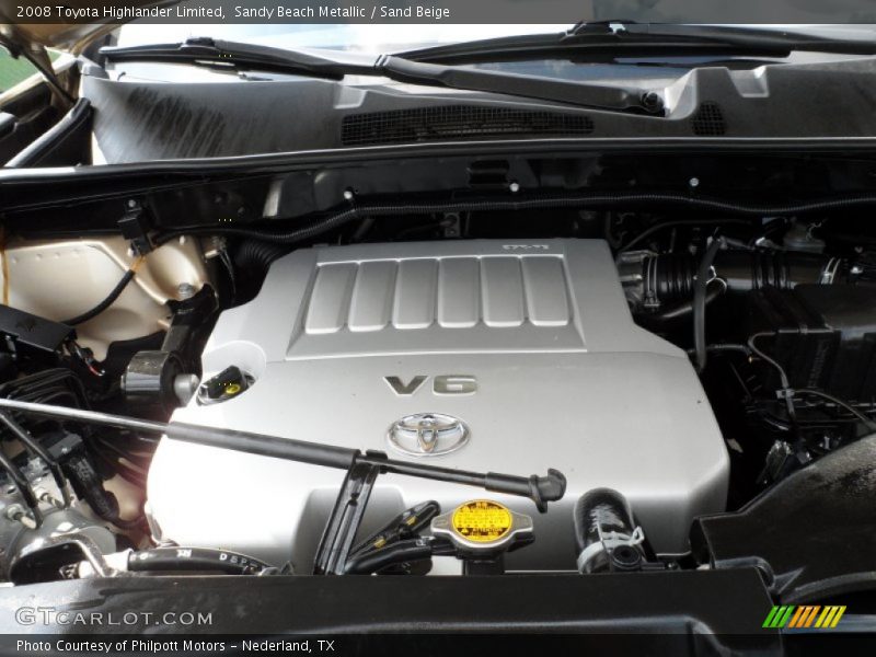 Sandy Beach Metallic / Sand Beige 2008 Toyota Highlander Limited