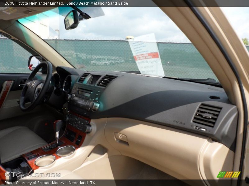 Sandy Beach Metallic / Sand Beige 2008 Toyota Highlander Limited