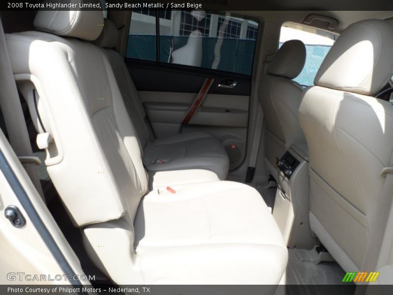 Sandy Beach Metallic / Sand Beige 2008 Toyota Highlander Limited