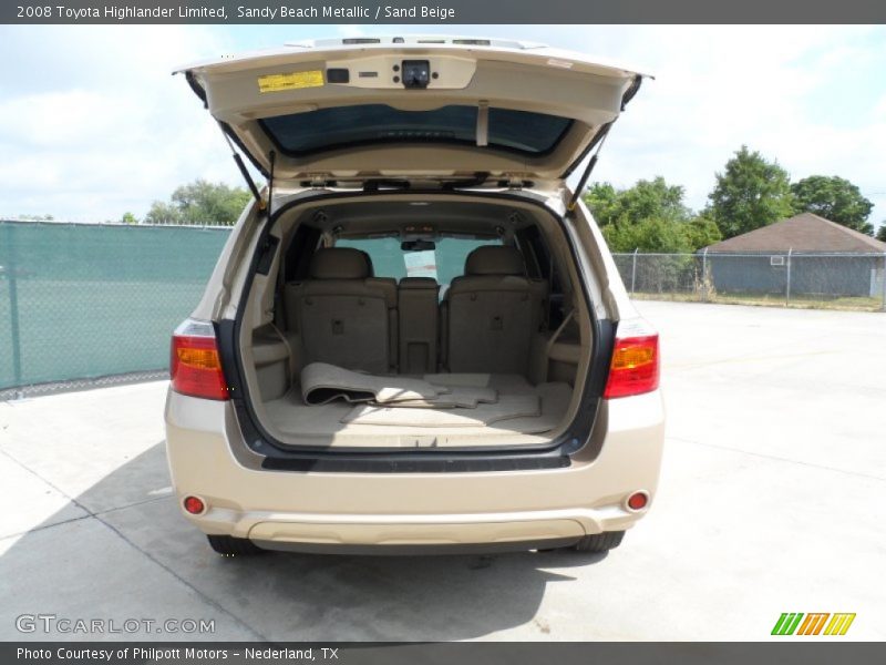Sandy Beach Metallic / Sand Beige 2008 Toyota Highlander Limited
