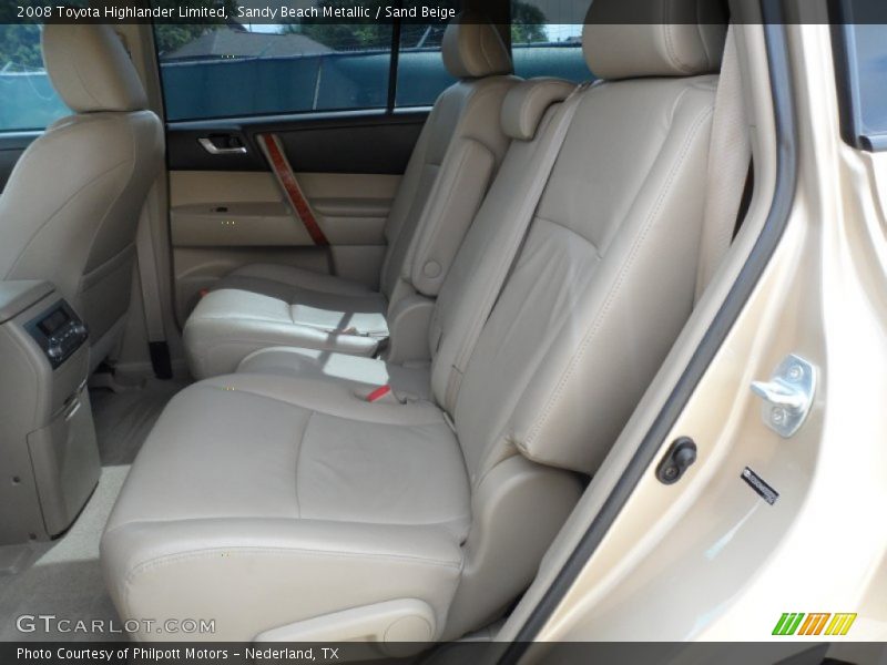 Sandy Beach Metallic / Sand Beige 2008 Toyota Highlander Limited