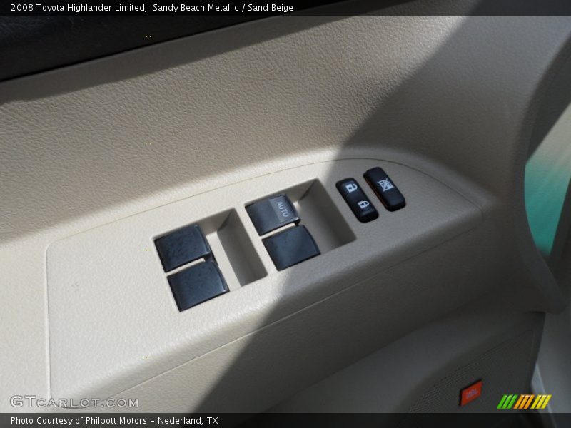 Sandy Beach Metallic / Sand Beige 2008 Toyota Highlander Limited