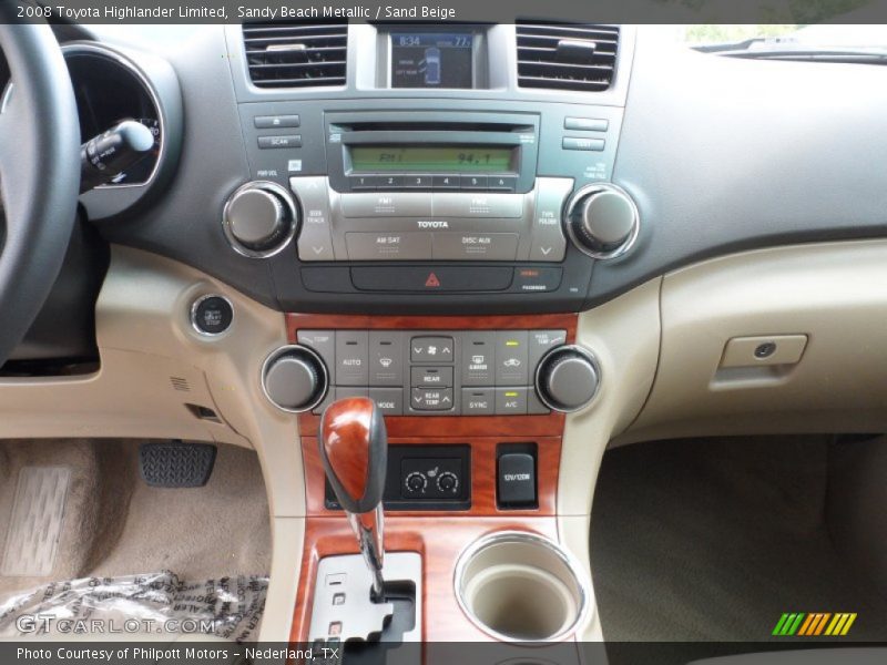 Sandy Beach Metallic / Sand Beige 2008 Toyota Highlander Limited