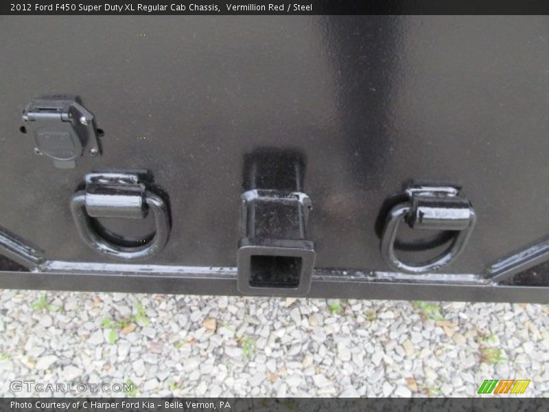 Vermillion Red / Steel 2012 Ford F450 Super Duty XL Regular Cab Chassis