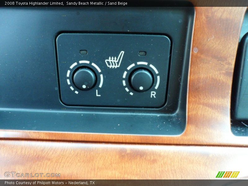 Sandy Beach Metallic / Sand Beige 2008 Toyota Highlander Limited