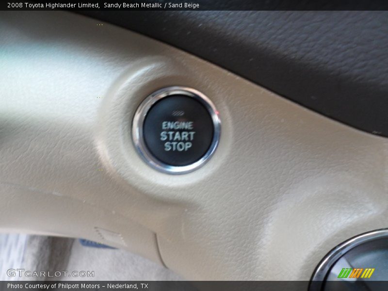 Sandy Beach Metallic / Sand Beige 2008 Toyota Highlander Limited