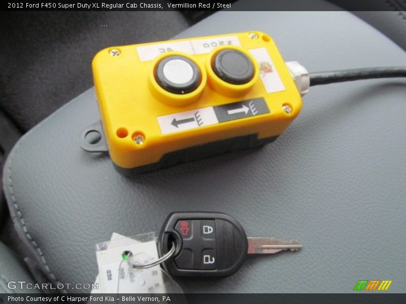 Keys of 2012 F450 Super Duty XL Regular Cab Chassis