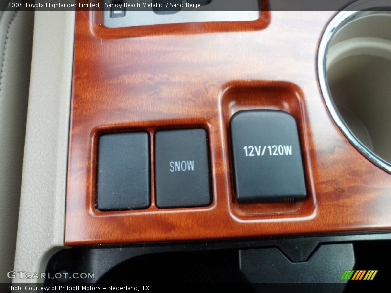 Sandy Beach Metallic / Sand Beige 2008 Toyota Highlander Limited