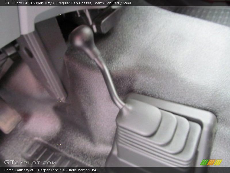 Vermillion Red / Steel 2012 Ford F450 Super Duty XL Regular Cab Chassis