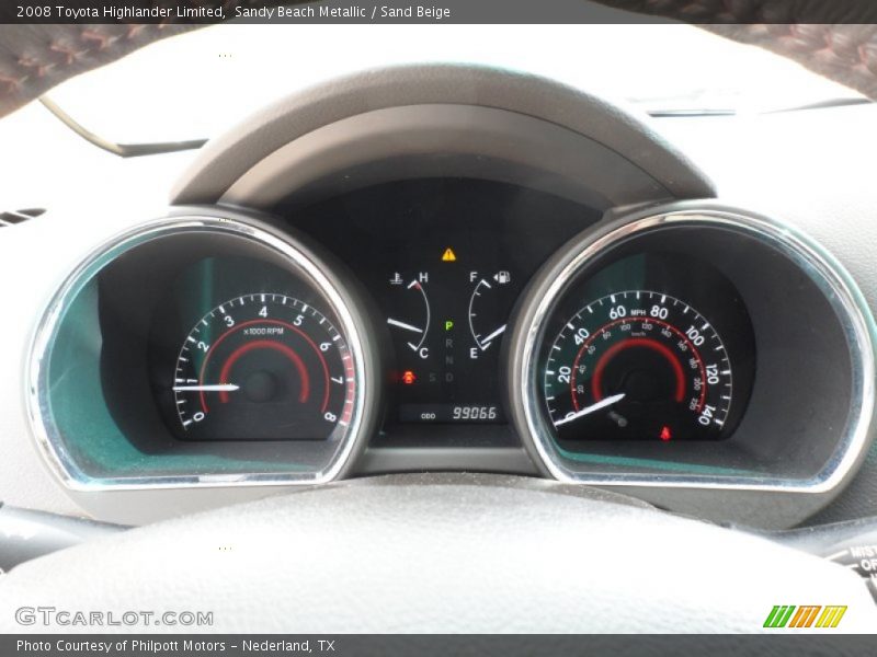 Sandy Beach Metallic / Sand Beige 2008 Toyota Highlander Limited