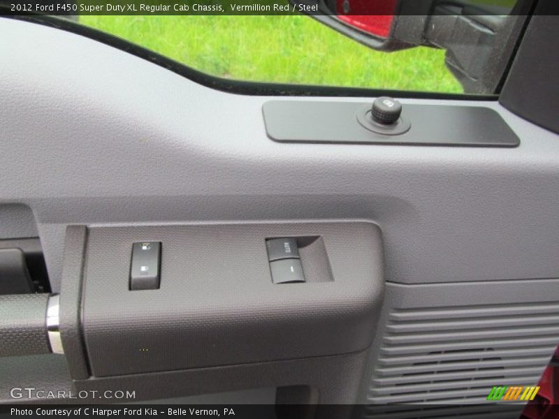 Vermillion Red / Steel 2012 Ford F450 Super Duty XL Regular Cab Chassis