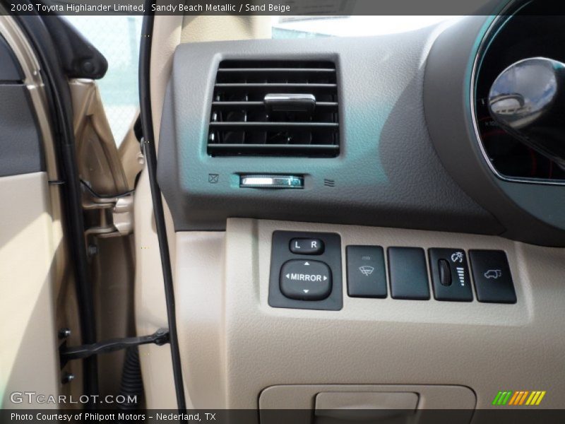 Sandy Beach Metallic / Sand Beige 2008 Toyota Highlander Limited