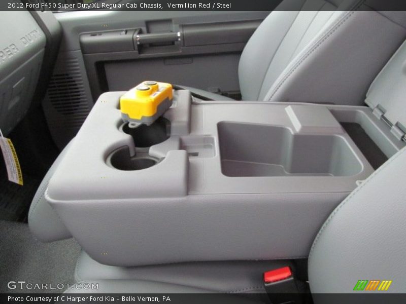 Vermillion Red / Steel 2012 Ford F450 Super Duty XL Regular Cab Chassis