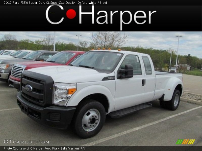 Oxford White / Steel 2012 Ford F350 Super Duty XL SuperCab Dually