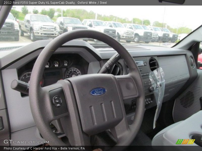 Oxford White / Steel 2012 Ford F350 Super Duty XL SuperCab Dually